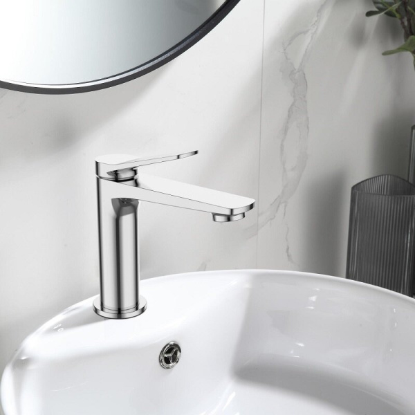 Смеситель для раковины BelBagno Unique UNIQUE-LVM-CRM-W0